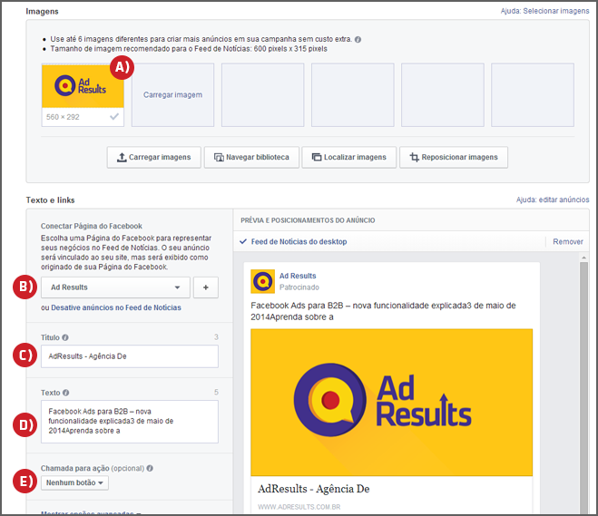 tutorial de como criar anuncio de link com facebook ads